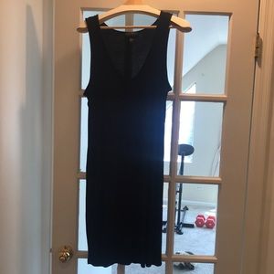 Forever 21 Plus black ribbed midi dress